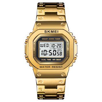 Годинник Skmei 1456GD Gold ABR-1080-2386 фото