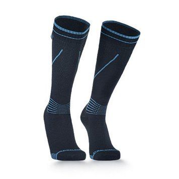 Водонепроникні шкарпетки Dexshell Longlite Socks 2.0, блакитні полоски, розмір M (39-42) AM-DS72506JBB-M фото