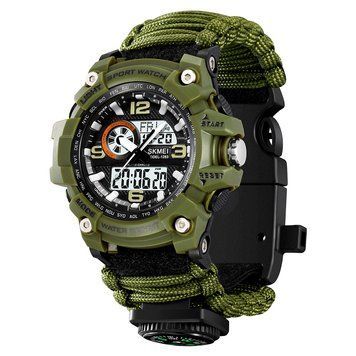 Мужские часы Skmei 1283NAG Army Green ABR-1080-2535 фото