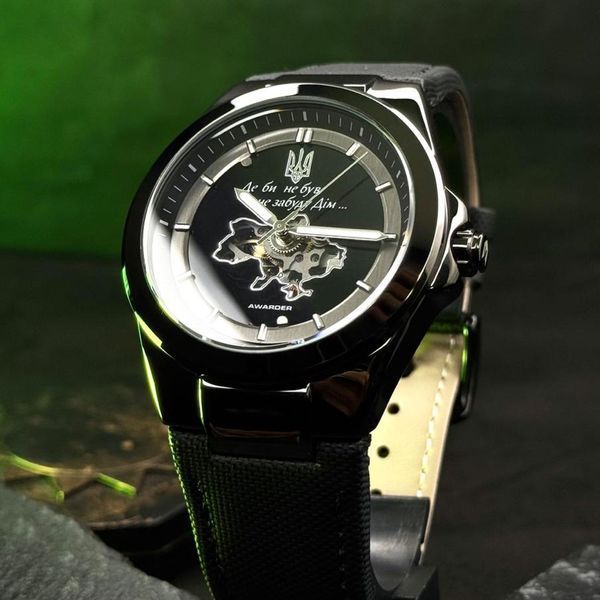 Годинник наручний Awarder 050 Де би не був All Black ABR-1202-1038 фото