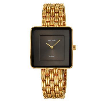 Женские часы Skmei 2372GDBK Gold-Black ABR-1080-3105 фото