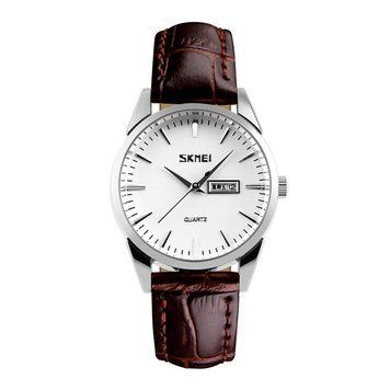 Годинник Skmei 9073SIWT-S Silver-White lady SALE ABR-1080-1602 фото