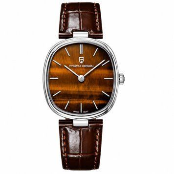 Pagani Design PD-1825 Silver-Brown Leather ABR-1138-0299 фото