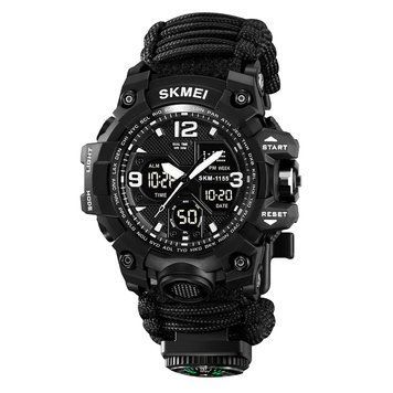 Мужские часы Skmei 1155BNBK Black ABR-1080-2539 фото
