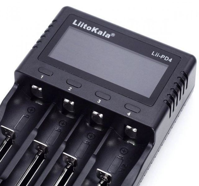 LiitoKala Lii-PD4 универсальное зарядное устройство для АА, ААА, 18650, 26650, 21700 Li-Ion, LiFePO4, NiCd/NiMH аккумуляторов litokala_lii_pd4 фото