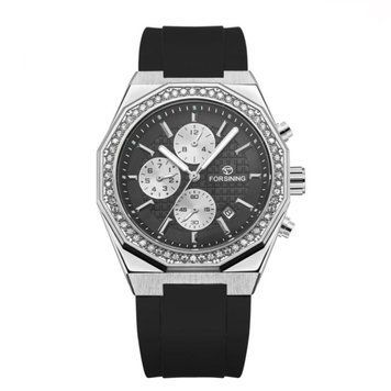 Мужские часыForsining 8314 Black-Silver ABR-1059-0355 фото