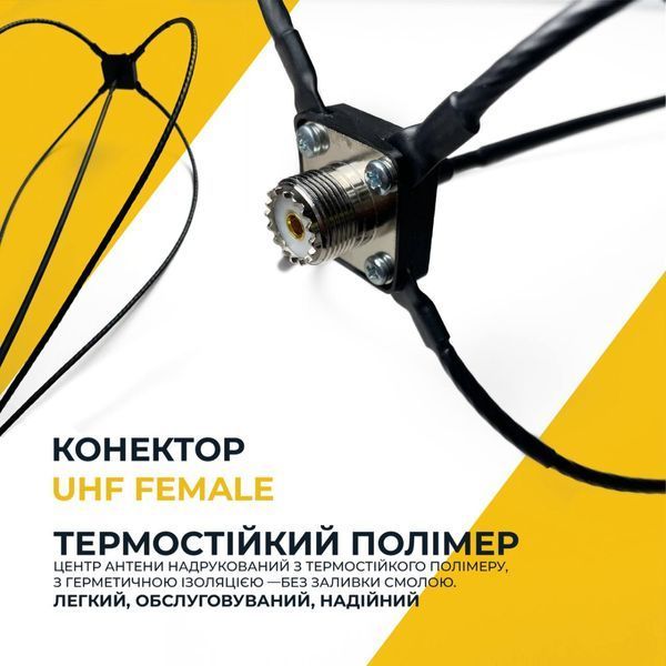 Подвесная антенна &laquo;ПАУК&raquo; 5м для раций Motorola серии DP spider_vhf_5m фото