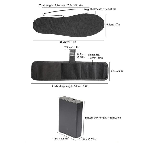 Стельки с подогревом ультра-тонкие USB 35-45 ustilky_z_pidihrivom фото