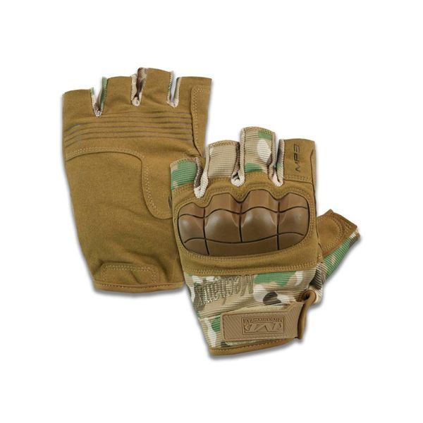 Тактические перчатки Mechanix без пальцев мультикам M-PACT М rukavytsi-mechanix-bezpali-multykam-m фото