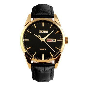 Годинник Skmei 9073GDBK-B Gold-Black men ABR-1080-1597 фото