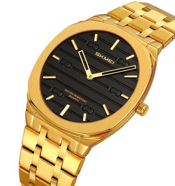 Чоловічий годинникSkmei 9372GDBK Gold-Black ABR-1080-3157 фото