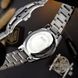 Годинник наручний Awarder 023 Silver-Black Тризуб Срібло ABR-1202-0609 фото 6