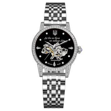 Годинник наручний Awarder 049 Silver-Black ABR-1202-0979 фото