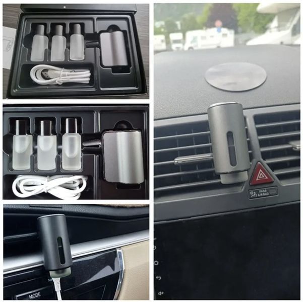Автомобильный электронный диффузор INTELLIGENT CAR AROMA M80 и 3 аромата M80 фото