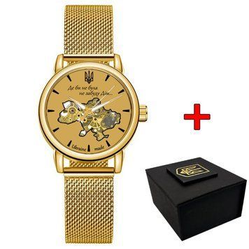 Класичний жіночий годинник Awarder 028L All Gold Де би не була ABR-1202-0456 фото