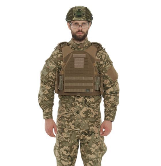 Модульний бронежилет Plastoon XM kit 1, MM14 (L) 2 класс ДСТУ 4 light ДСТУ plastoon_kit1_coyote фото