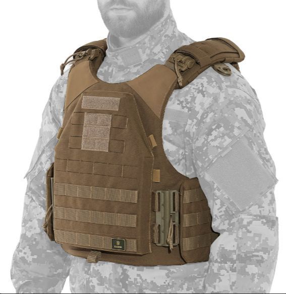 Модульний бронежилет Plastoon XM kit 1, MM14 (L) 2 класс ДСТУ 4 light ДСТУ plastoon_kit1_coyote фото