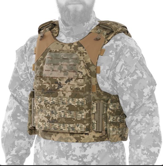 Модульний бронежилет Plastoon XM kit 1, MM14 (L) 2 класс ДСТУ 4 light ДСТУ plastoon_kit1_coyote фото