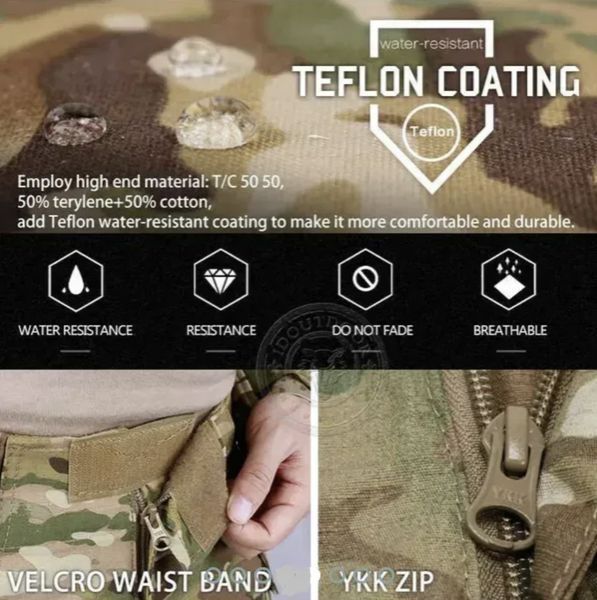 Тактические (боевые) штаны IDOGEAR G3 Combat Pants с наколенниками S PAN-00001 фото