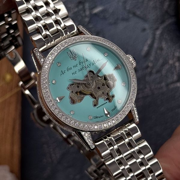 Годинник наручний Awarder 049 Silver-Blue ABR-1202-0981 фото