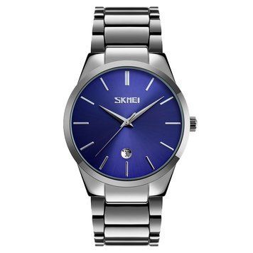 Годинник Skmei 9140SIBU Silver-Blue ABR-1080-1027 фото