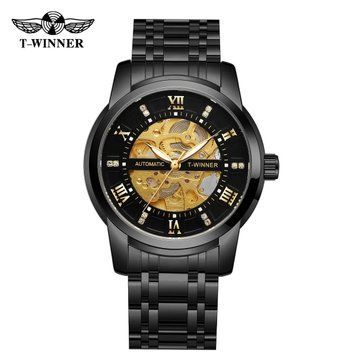 Годинник Forsining 8241 All Black Steel ABR-1059-0248 фото