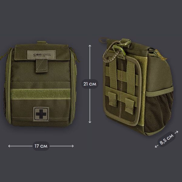 Тактична медична сумка-лонгета COR-KIT олива corkit_pouch_olive фото