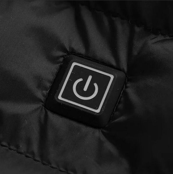 Куртка з підігрівом від PowerBank Single control 4 zones чорний розмір L kurtka_z_pidihrivom фото