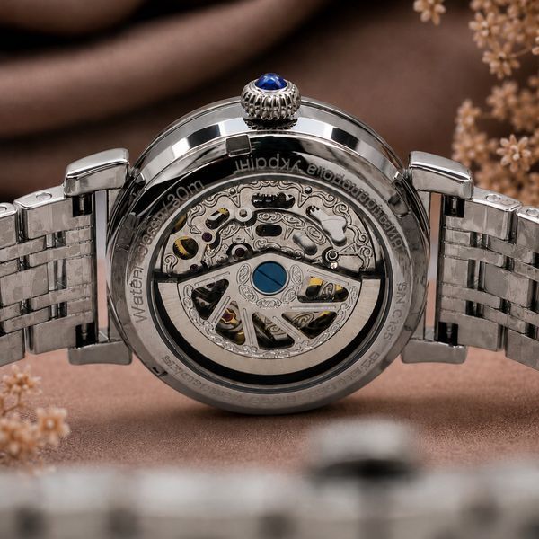 Годинник наручний Awarder 047 Silver-Black ABR-1202-0983 фото