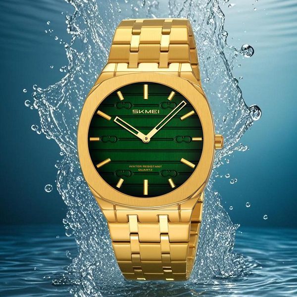 Skmei 9372GDGN Gold-Green ABR-1080-3167 фото