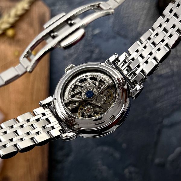 Годинник наручний Awarder 047 Silver-Black ABR-1202-0983 фото