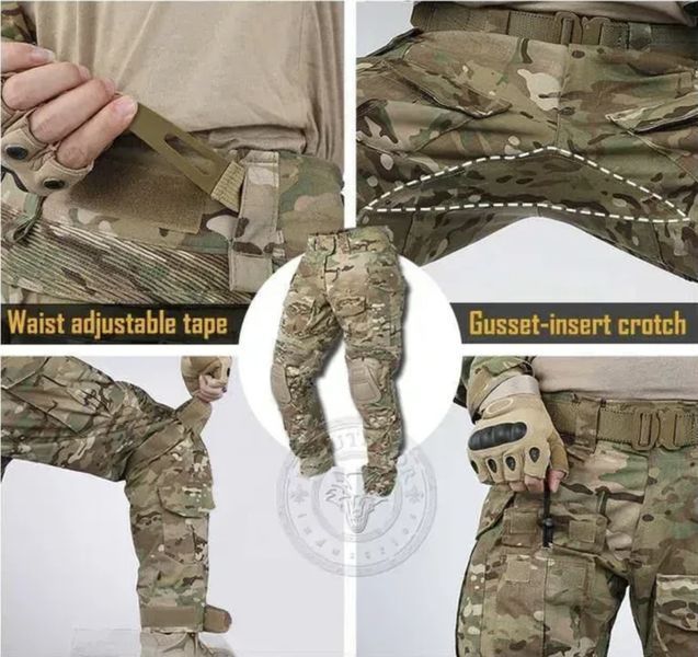 Тактичні (бойові) штани IDOGEAR G3 Combat Pants з наколінниками XXL PAN-00005 фото