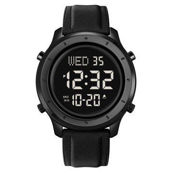 Годинник Skmei 1864LBKBK Black-Black Leather SALE ABR-1080-1236 фото
