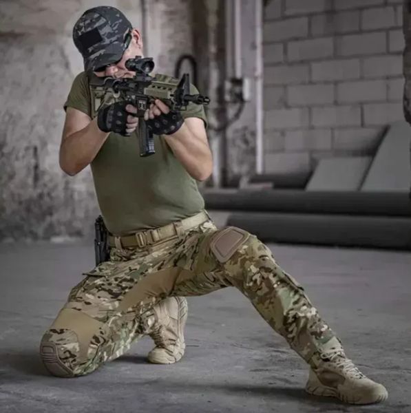 Тактические (боевые) штаны IDOGEAR G3 v2 Combat Pants with Knee Pads Multicam 3205 с наколенниками S G3v2-01 фото