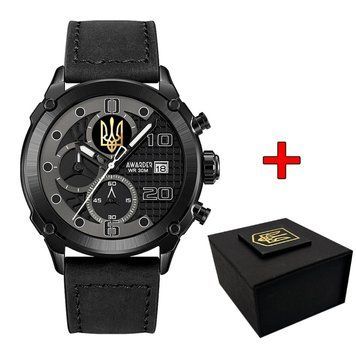 Часы Awarder 016 Трезубец золото All Black ABR-1202-0095 фото
