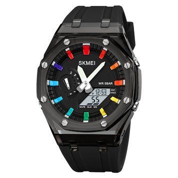 Годинник Skmei 2100BKWT Black-White SALE ABR-1080-1743 фото