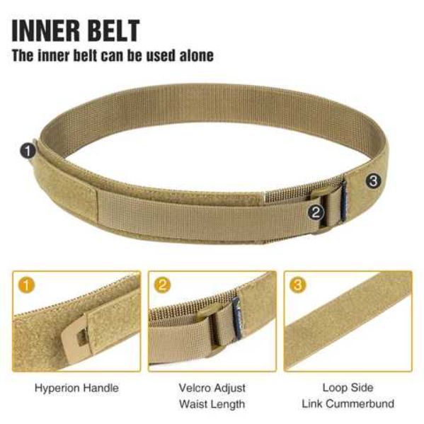 Розвантажувальний ремінь (IG-BT3424-МС) РПС IDOGEAR Tactical MOLLE Belt S IdTMB фото