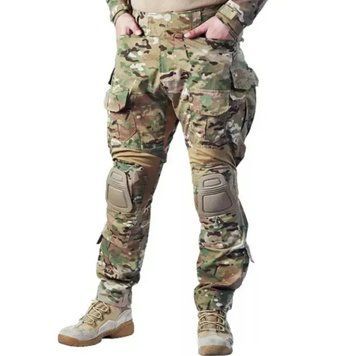 Тактичні (бойові) штани IDOGEAR G3 v2 Combat Pants with Knee Pads Multicam 3205 з наколінниками XL G3v2-04 фото