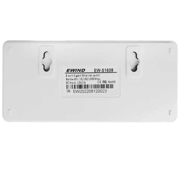 8-портовый неуправляемый коммутатор Ewind EW-S1608 1000M ewind_ew_s1608 фото
