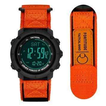 Мужские часы Awarder 036 Nylon Black-Orange ABR-1202-0098 фото