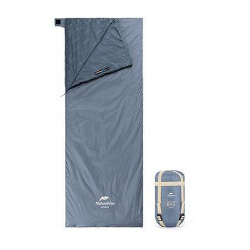 Спальник надлегкий Naturehike Ultralight LW180 NH21MSD09 лівий, (15&deg;C), p-p M, сіро-синій AM-6927595777947-L фото