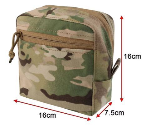 Підсумок WoSporT утилітарний на molle MC (VE-74-ACC-15R-CP) VE-74-ACC-15R-CP фото