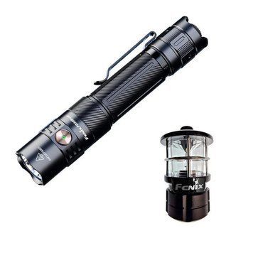 Ліхтар тактичний ручний Fenix PD35R ACE LED 2000 лм + наключний ліхтар CL01 (чорний) | Лімітована серія AM-PD35RACE-CL01B фото