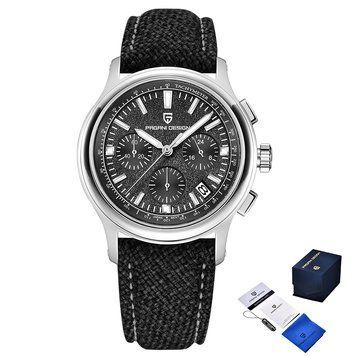 Чоловічий годинник Pagani Design PD-1781 Black-Silver-Black ABR-1138-0215 фото