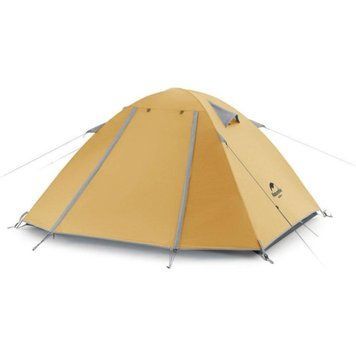 Намет тримісний Naturehike P-Series NH18Z033-P 210T/65D, жовтий AM-6927595783658 фото