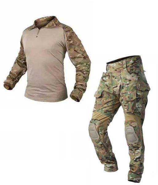 Комплект формы IDOGEAR G3v2 Combat брюки с наколенниками и рубашка (мультикам), XL G3v2-Suite фото