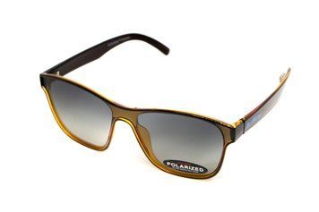 Очки поляризационные BluWater Saltee Polarized (gradient gray), серые с градиентом линзы в коричневой полупрозрачной оправе UAB-BW-SALT-GR2 фото