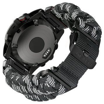 Ремінець для а Hemsut HGA145 Rugged Paracord Camo Grey Garmin 22 mm ABR-1051-1262 фото