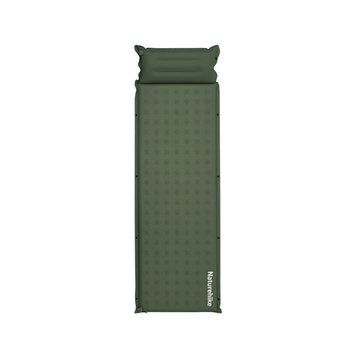 Коврик надувной с подушкой одноместный Naturehike CNK2550WS025, 60 мм, зеленый AM-6977465868787 фото