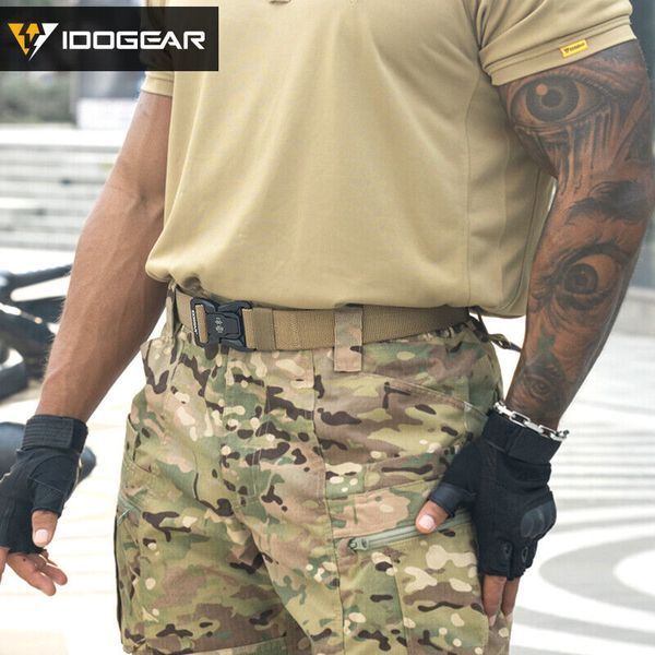 Пояс (IG-BT3427-TV) Ремінь для тактичних штанів IDOGEAR 1.5'' Magnetic Quick Release Tactical Belt S I1.5_MQRTB_B фото